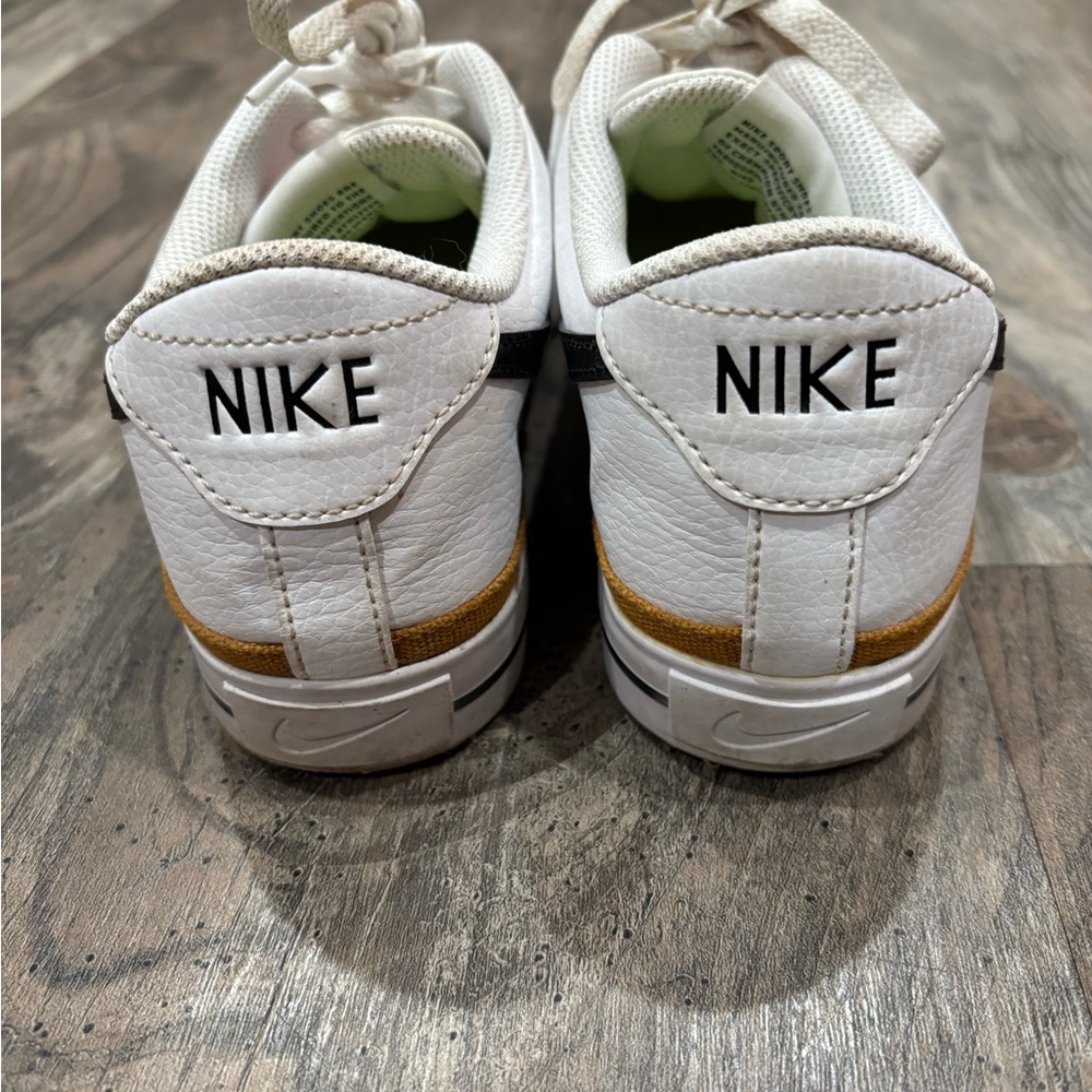 Nike White and Orange Sneakers - Picture 3 of 7